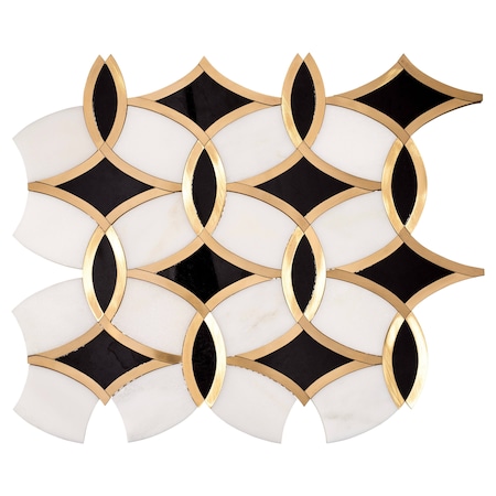 Andova Tiles SAMPLE- Fleur specialty Natural Stone Wall Mosaic Tile SAM-ANDFLE1030